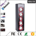 BBQ KBQ-705 45W 5000mAh Metal Plating Speaker Circle + Wood Body 45W Wireless Bluetooth Speaker